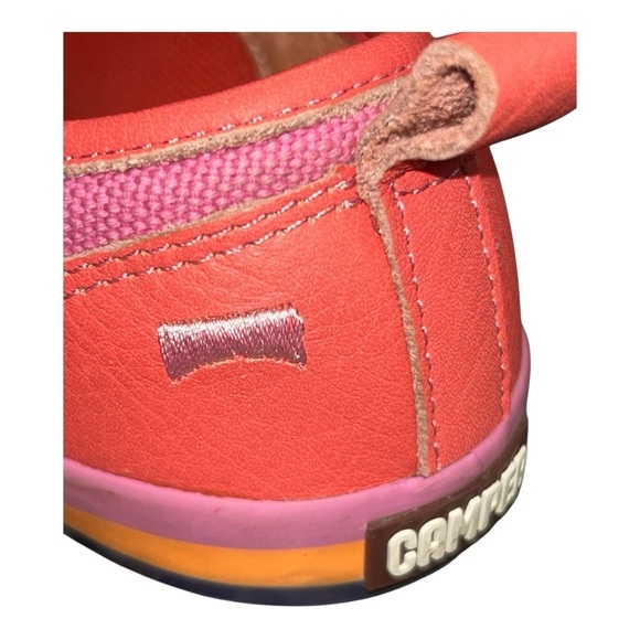 Camper Pursuit Kids Vintage Sport-Inspired Sneakers Pink & Orange Size 12.5 - Picture 10 of 14